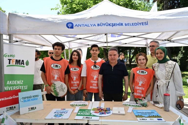 Antalya Büyükşehir Belediyesi’nden Dünya Çevre Günü kutlaması