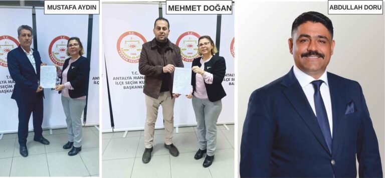 BAŞKANLAR MAZBATALARINI ALDI