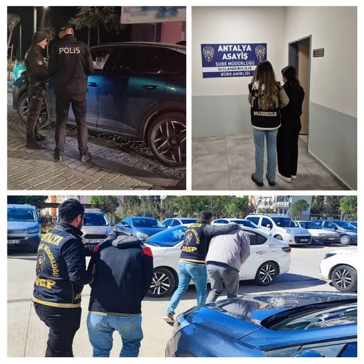 Antalya’da Emniyet Operasyonlarında 3.238 Gözaltı