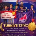 GÖKLERDE MANAVGAT RÜZGARI!                                Maya Okulları Öğrencileri, Ankara’daki Dev Drone Turnuvasında Türkiye Birincisi Oldu