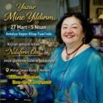 Kepez Kitap Fuarı’nda Mine Yıldırım Rüzgarı Esecek