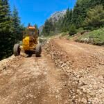 Akseki’de yayla yollarında bakım ve onarım çalışması