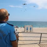 Büyükşehir zabıtası Konyaaltı Sahili’nde dron desteğiyle denetimlerini sürdürüyor