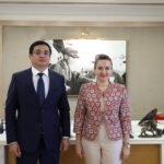 Kırgız Cumhuriyeti Antalya Başkonsolosu Başkan Vekili Özdemir’i ziyaret etti