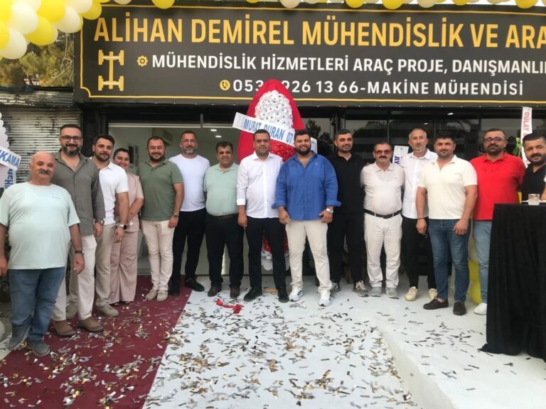 ALİHAN DEMİREL MÜHENDİSLİK TÖRENLE HİZMETE GİRDİ